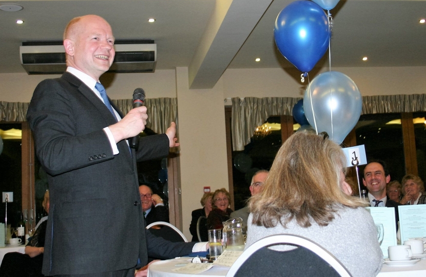 Lord Hague of Richmond entertaining Russell's guests